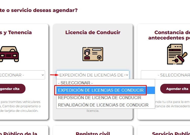 agendar cita online licencia tijuana